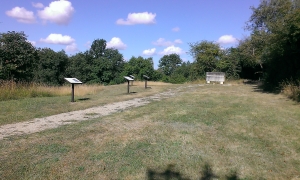 Poitiers from the Engllish Left Flank - click to enlarge Poitiers from the Engllish Left Flank