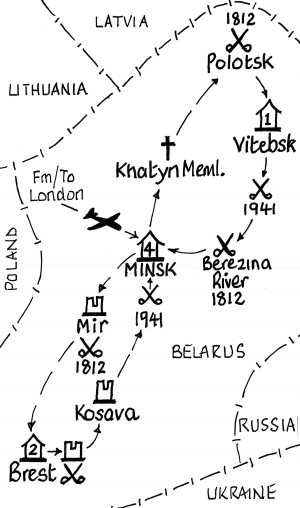 Route Map - click to enlarge Route Map