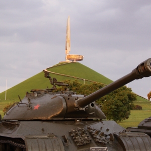 The mound of Glory just outside Minsk City - click to enlarge The mound of Glory just outside Minsk City