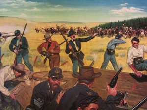 The Fight At Wagon Box - click to enlarge The Fight At Wagon Box