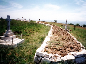 The Mass grave, Spion Kop - click to enlarge The Mass grave, Spion Kop