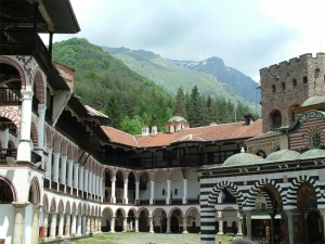 Rila Monastery - click to enlarge Rila Monastery