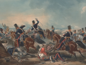 Light Dragoons at the Battle of Ferozeshah - click to enlarge Light Dragoons at the Battle of Ferozeshah