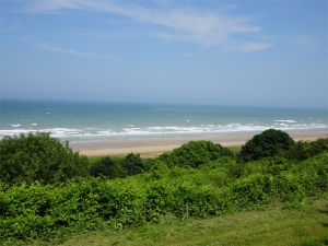 Omaha Beach Today - click to enlarge Omaha Beach Today