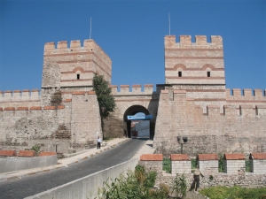 Byzantine Wall - click to enlarge Byzantine Wall