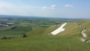 Bratton Camp White Horse - click to enlarge Bratton Camp White Horse