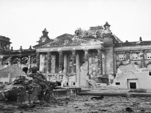 The Ruins of the Reichstag, 3 June 1945 - click to enlarge The Ruins of the Reichstag, 3 June 1945