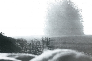 Explosion on the Somme - click to enlarge Explosion on the Somme