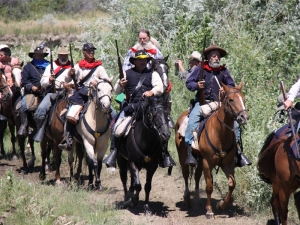 The Little Bighorn Reenactment - click to enlarge The Little Bighorn Reenactment