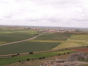 Salamanca - Los Arapiles from the lesser Arapile - click to enlarge Salamanca - Los Arapiles from the lesser Arapile