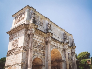 Arch of Constantine - click to enlarge Arch of Constantine