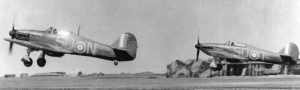 A Hurricane from 501 Squadron takes off - click to enlarge A Hurricane from 501 Squadron takes off