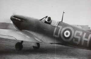 Spitfire taxiing - click to enlarge Spitfire taxiing