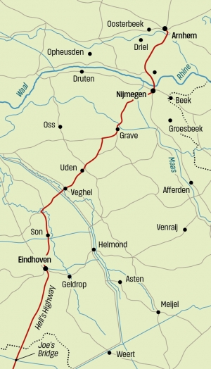 Arnhem, Operation Market Garden and the Rhine Crossings - click to enlarge Arnhem, Operation Market Garden and the Rhine Crossings