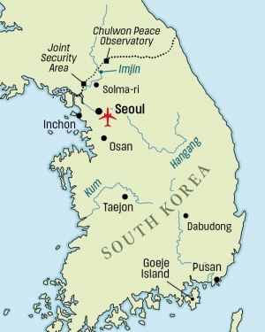 The Korean War - click to enlarge The Korean War