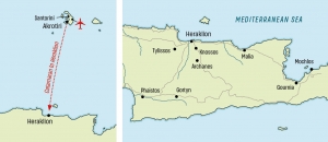 Crete & Santorini - click to enlarge Crete & Santorini