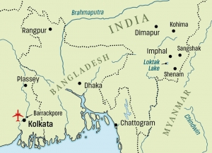Imphal and Kohima - click to enlarge Imphal and Kohima