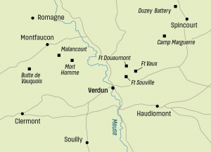 The Battle of Verdun - click to enlarge The Battle of Verdun