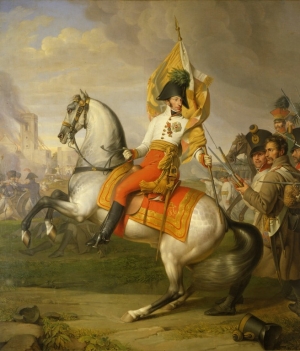 Napoleon on the Danube - click to enlarge Napoleon on the Danube