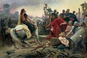 The Roman Conquest of Gaul - click to enlarge The Roman Conquest of Gaul