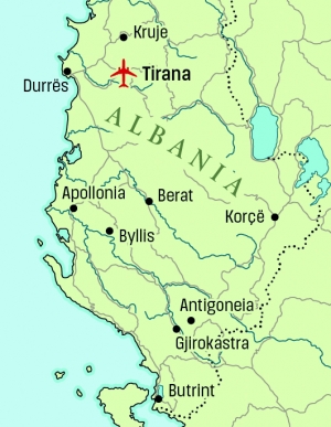 Classical Albania - click to enlarge Classical Albania