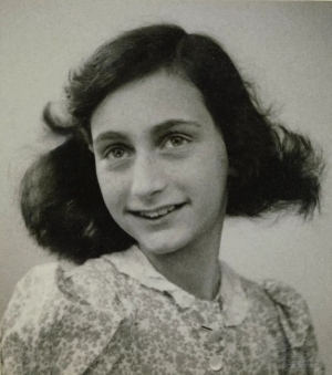 Anne Frank passport photo - click to enlarge Anne Frank passport photo
