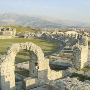 Salona Roman Amphitheatre Ruins - click to enlarge Salona Roman Amphitheatre Ruins