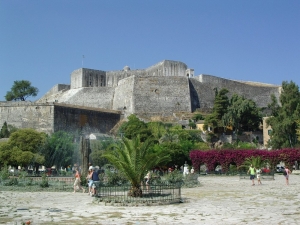 Corfu Town old citadel - click to enlarge Corfu Town old citadel