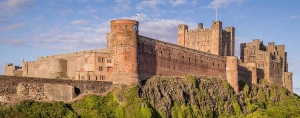 Bamburgh Castle - click to enlarge Bamburgh Castle